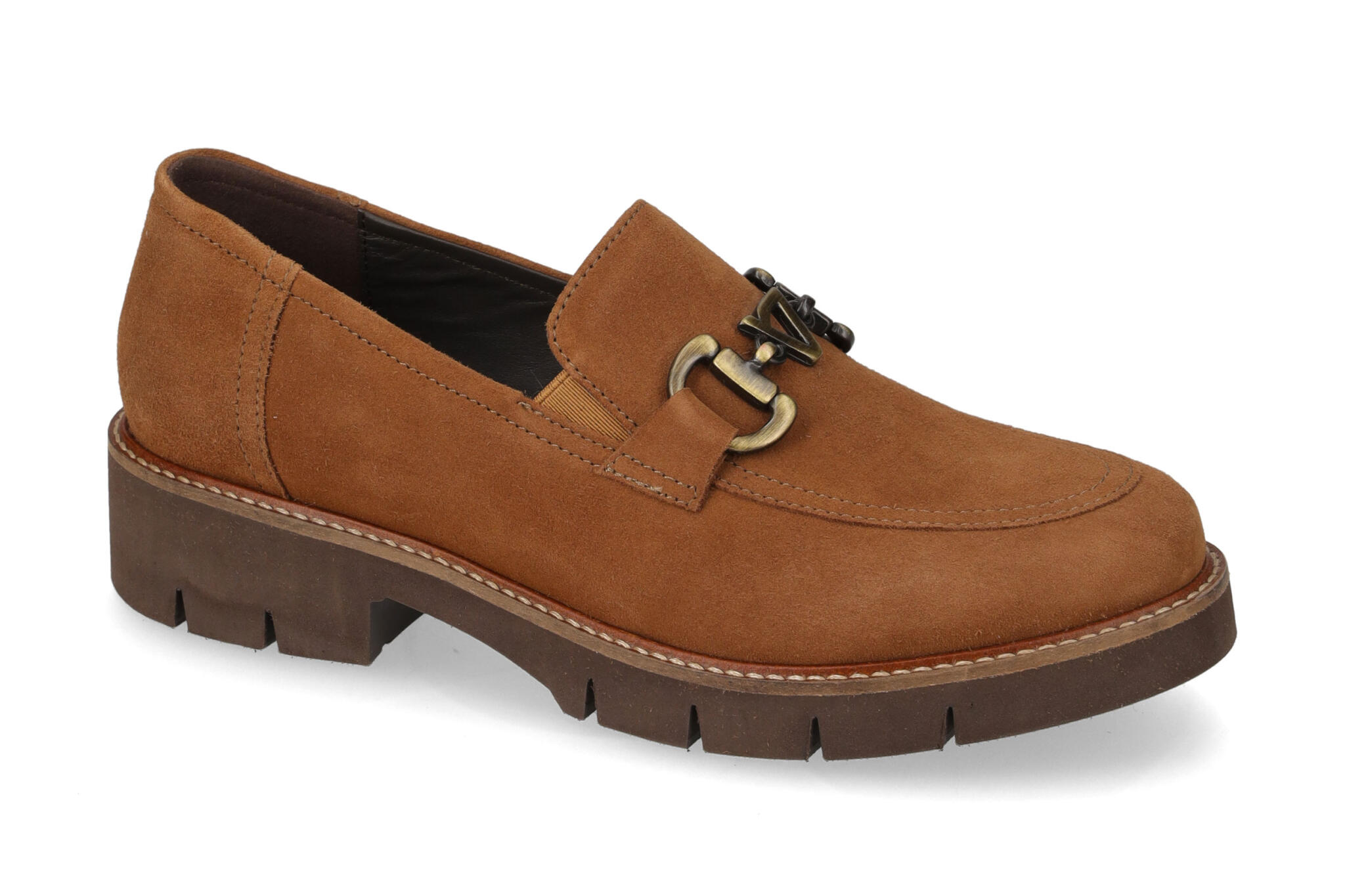 Mocassino Suede Cognac 17181