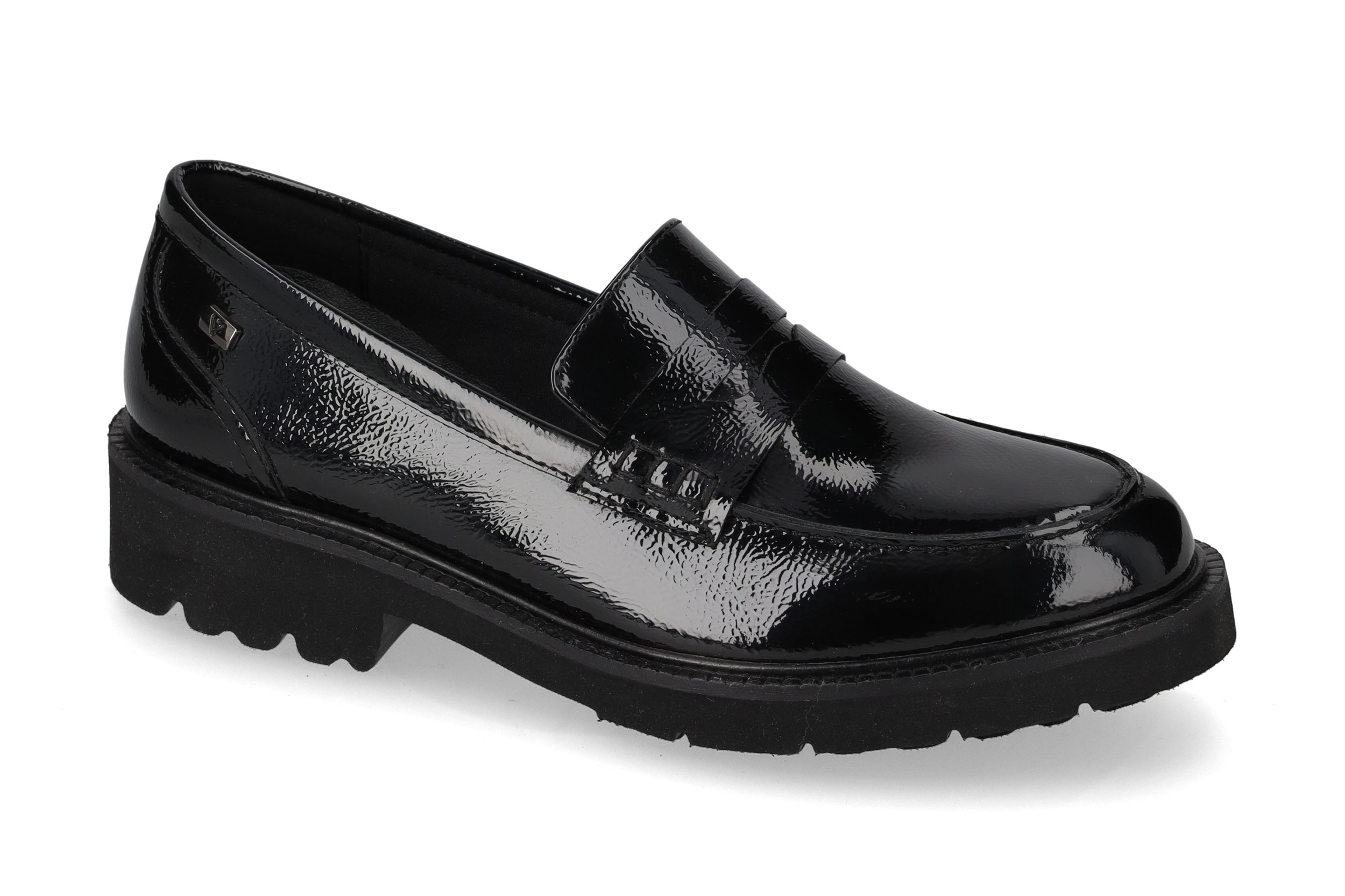 Mocassino Vernice Nero 29130B
