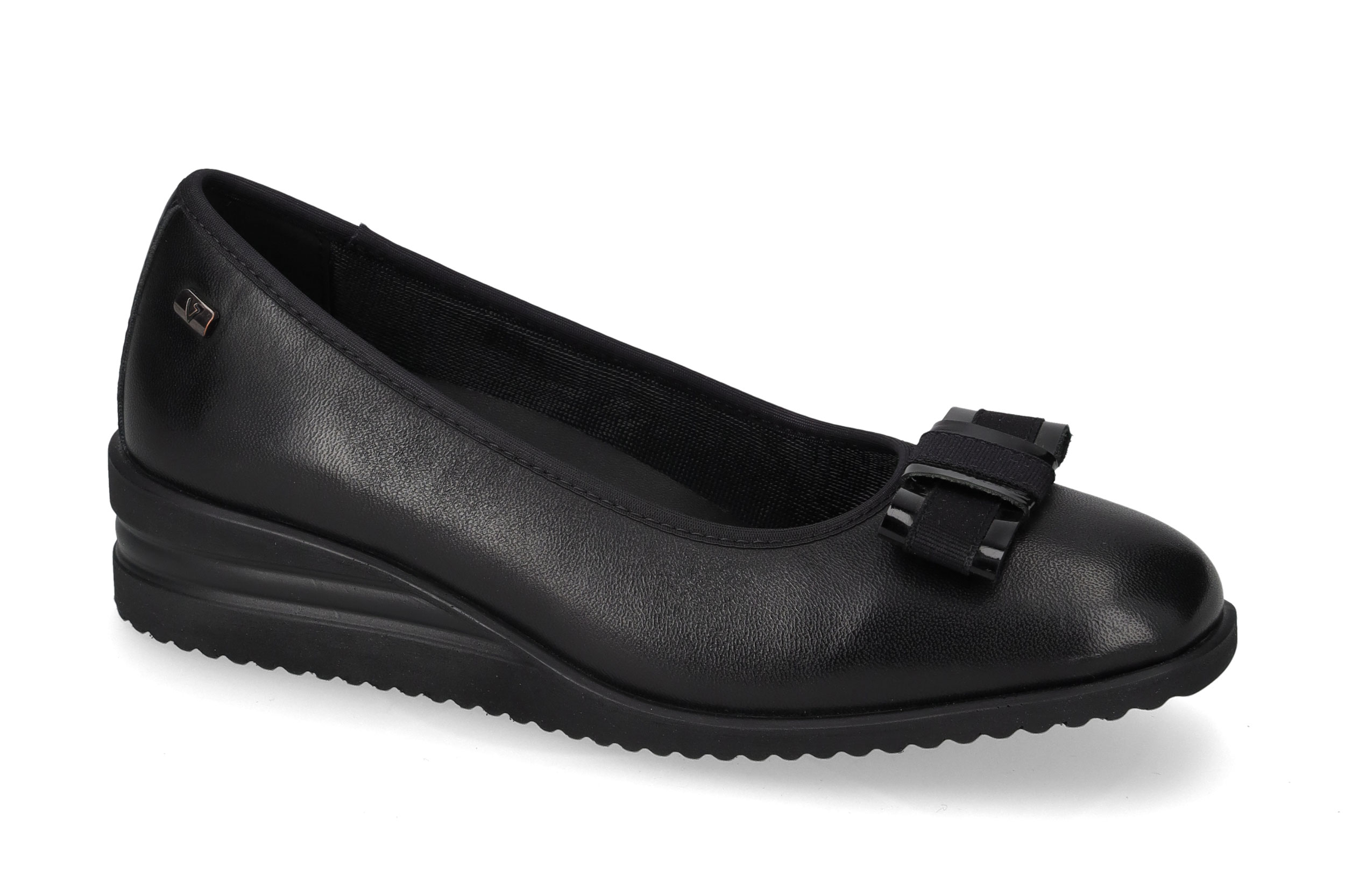 Black Nappa Ballet Flat 36120