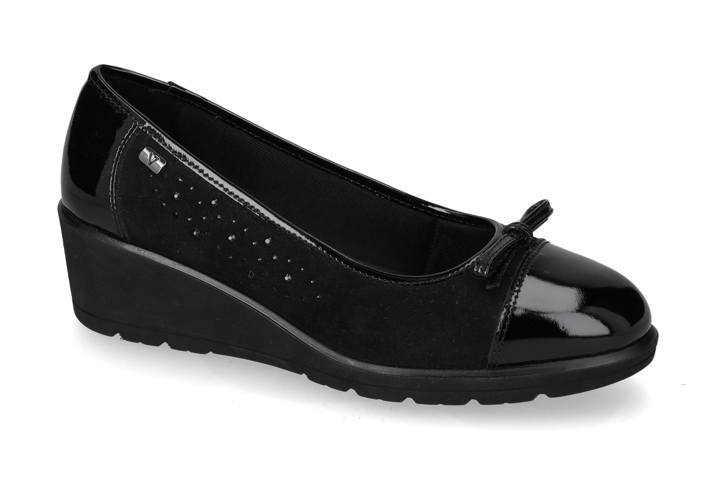 Ballerina Suede Nero 36340