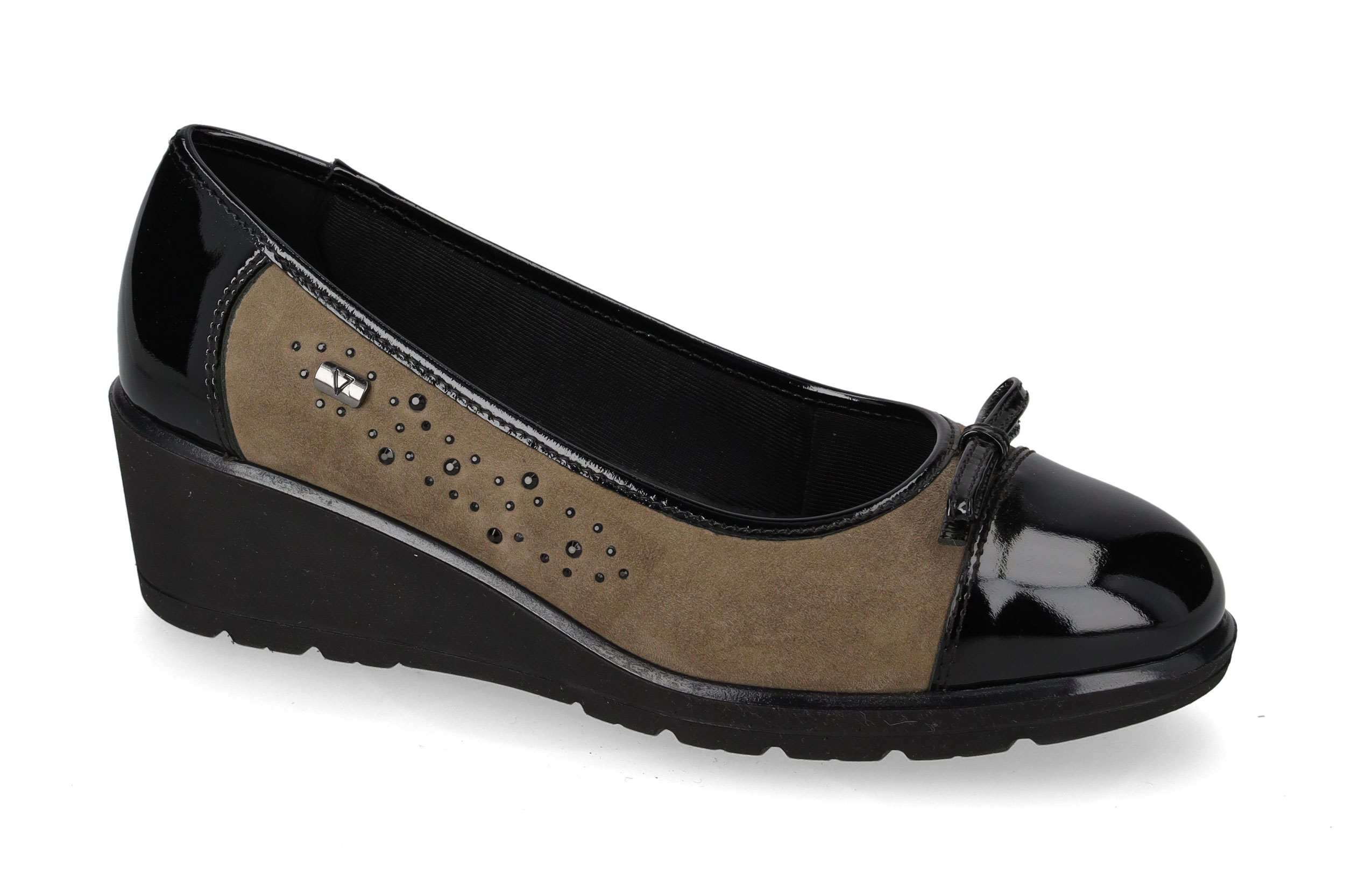 Ballerina Suede Visone 36340