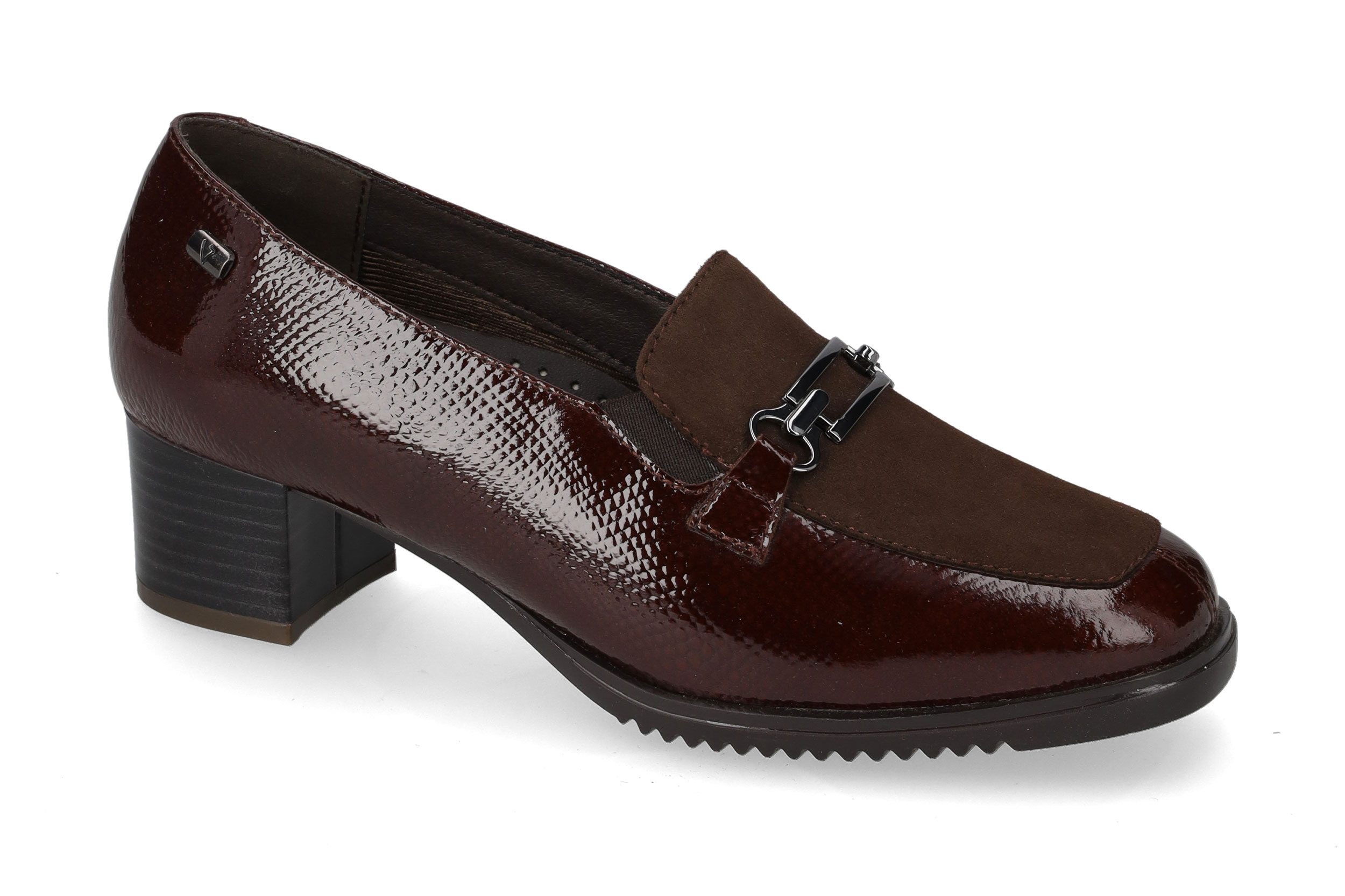 Decolleté Vernice Caffe 36379B