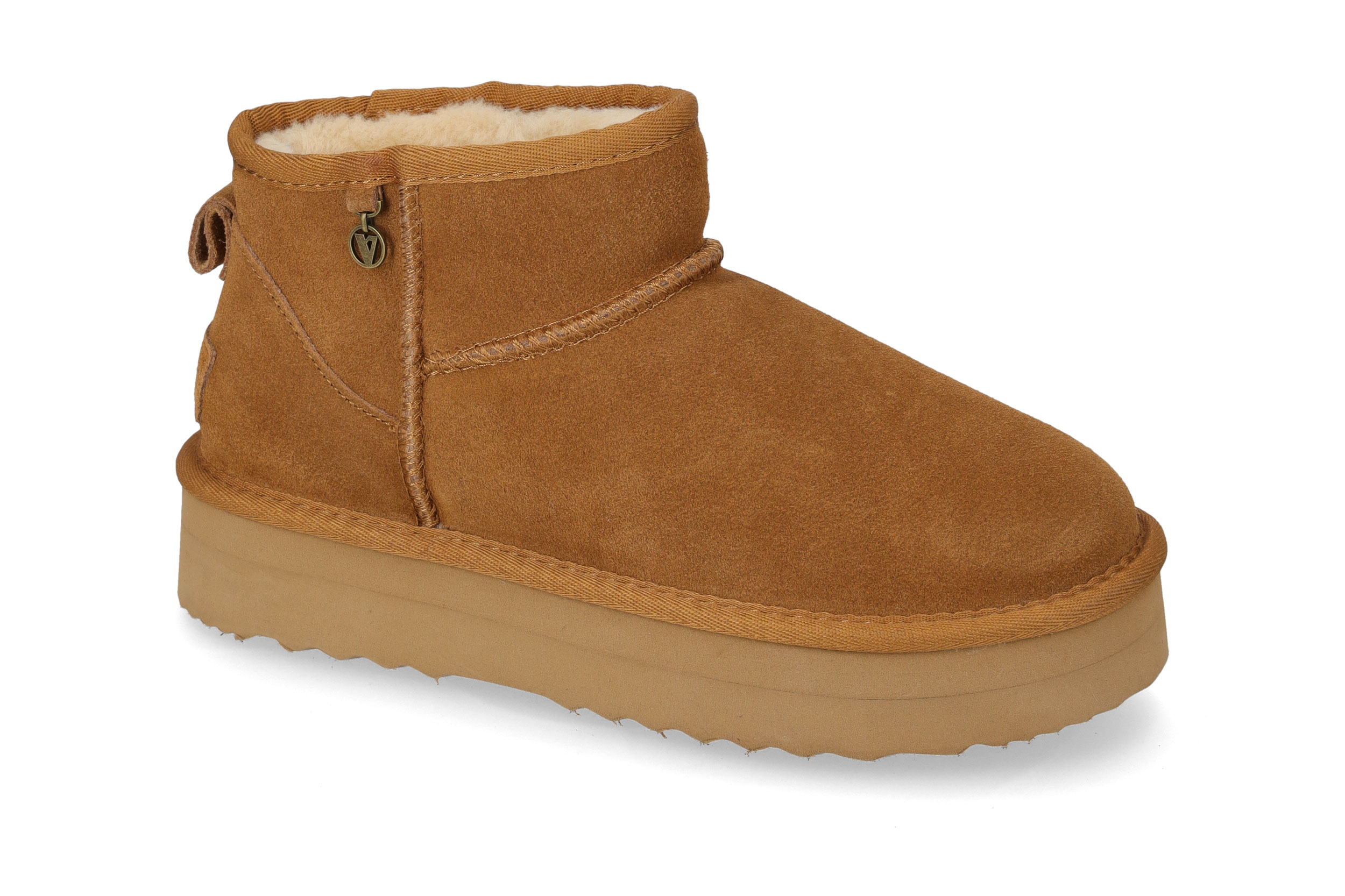 Tronchetto Suede Camel 41121
