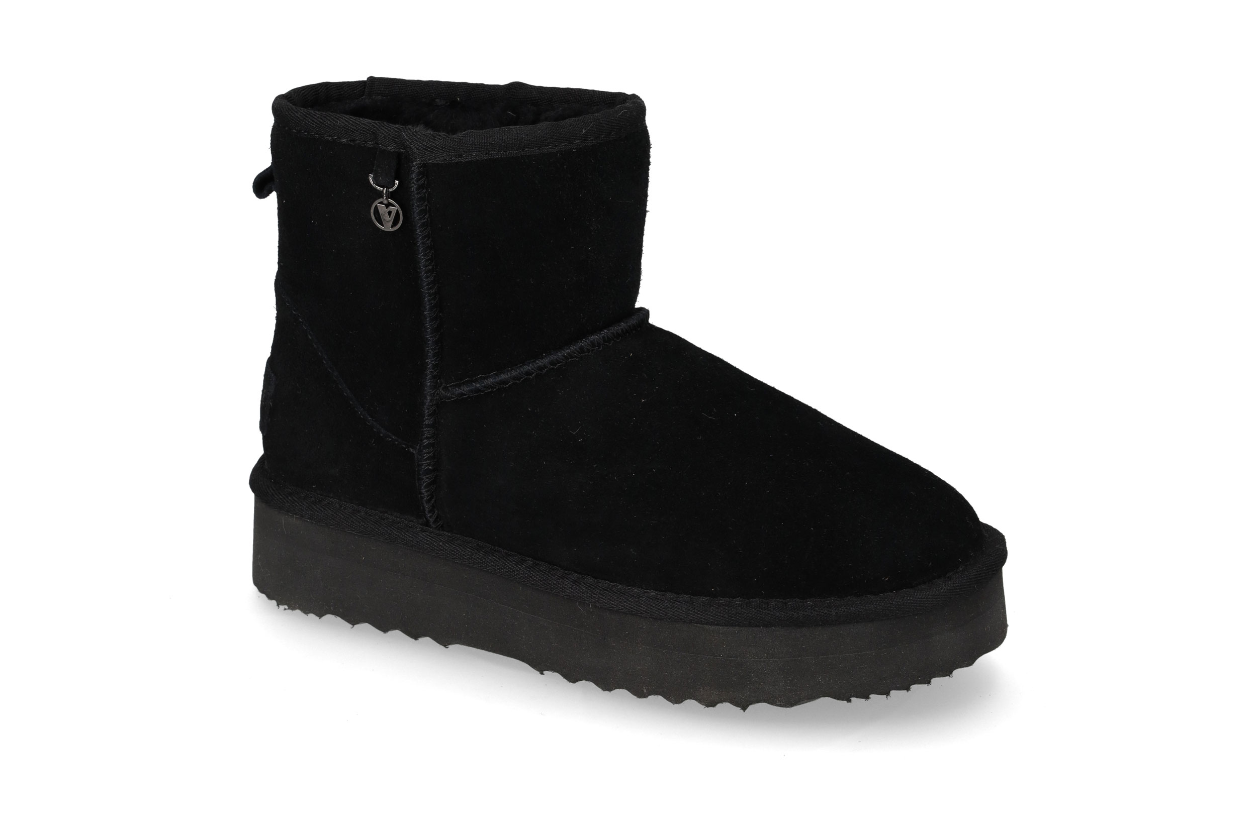 Tronchetto Suede Nero 41122