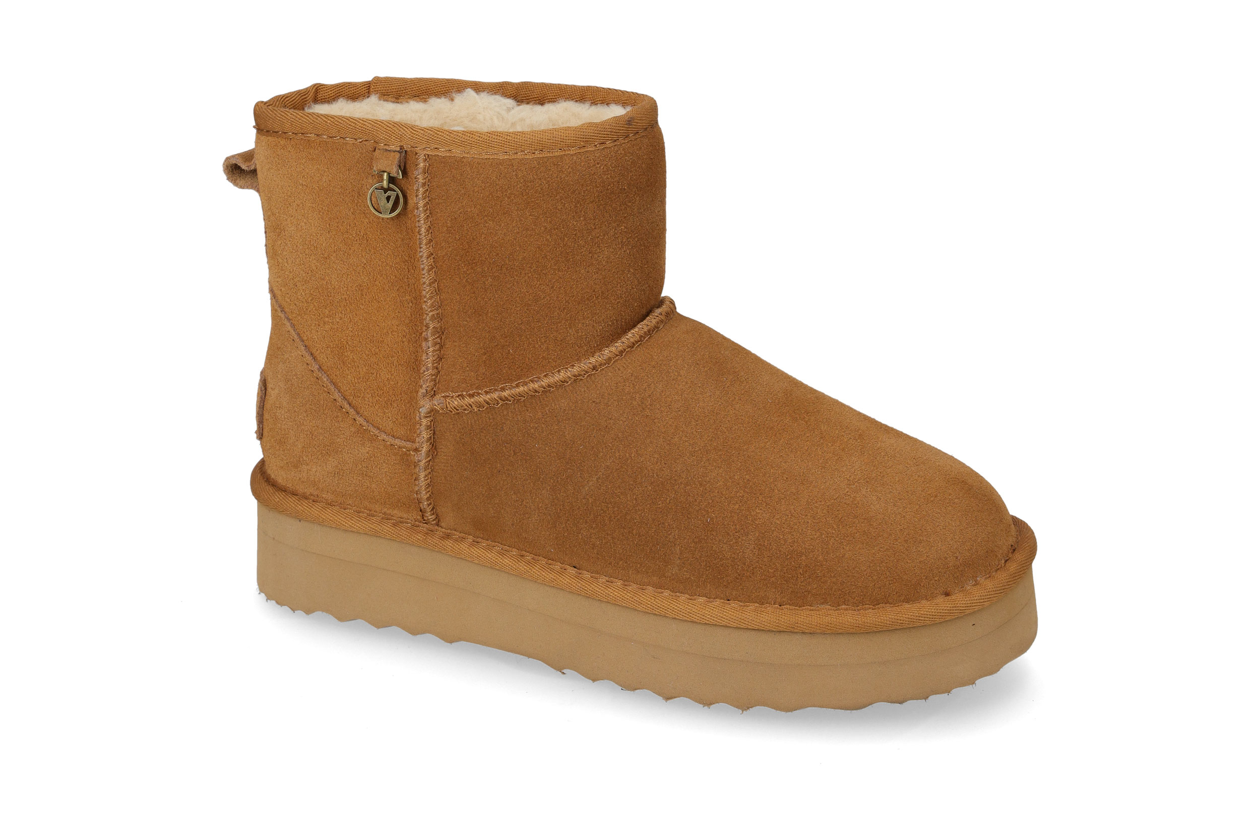 Tronchetto Suede Camel 41122