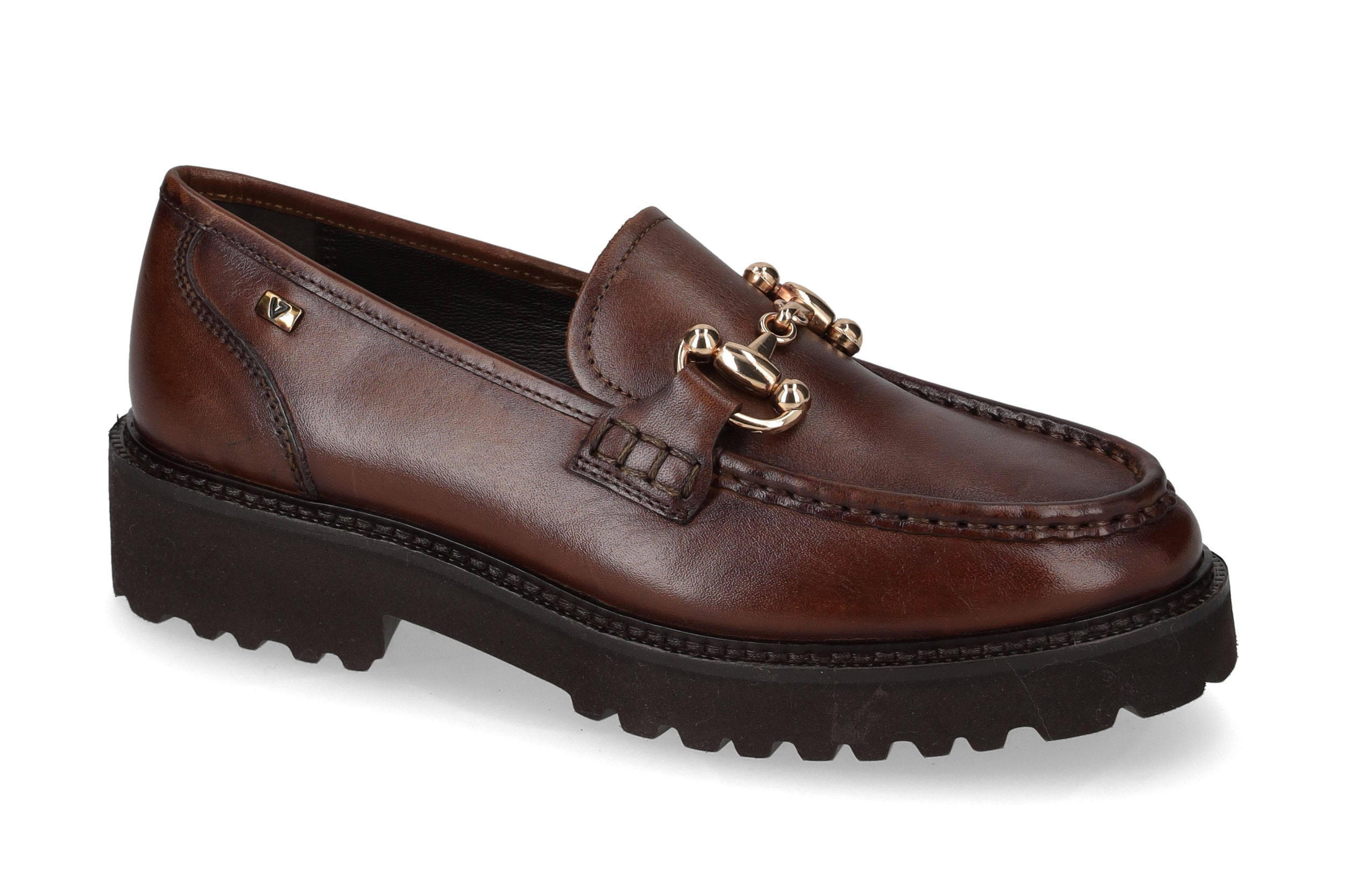 Mocassino Vitello Castagno 42500