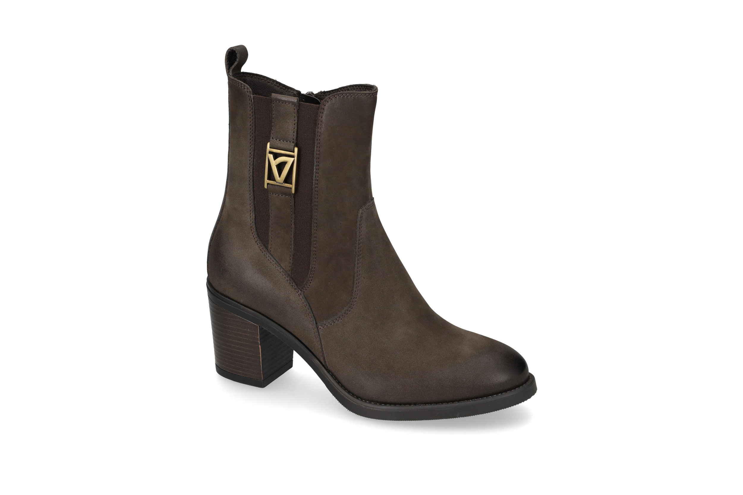 Espresso nubuck ankle boot 47695A