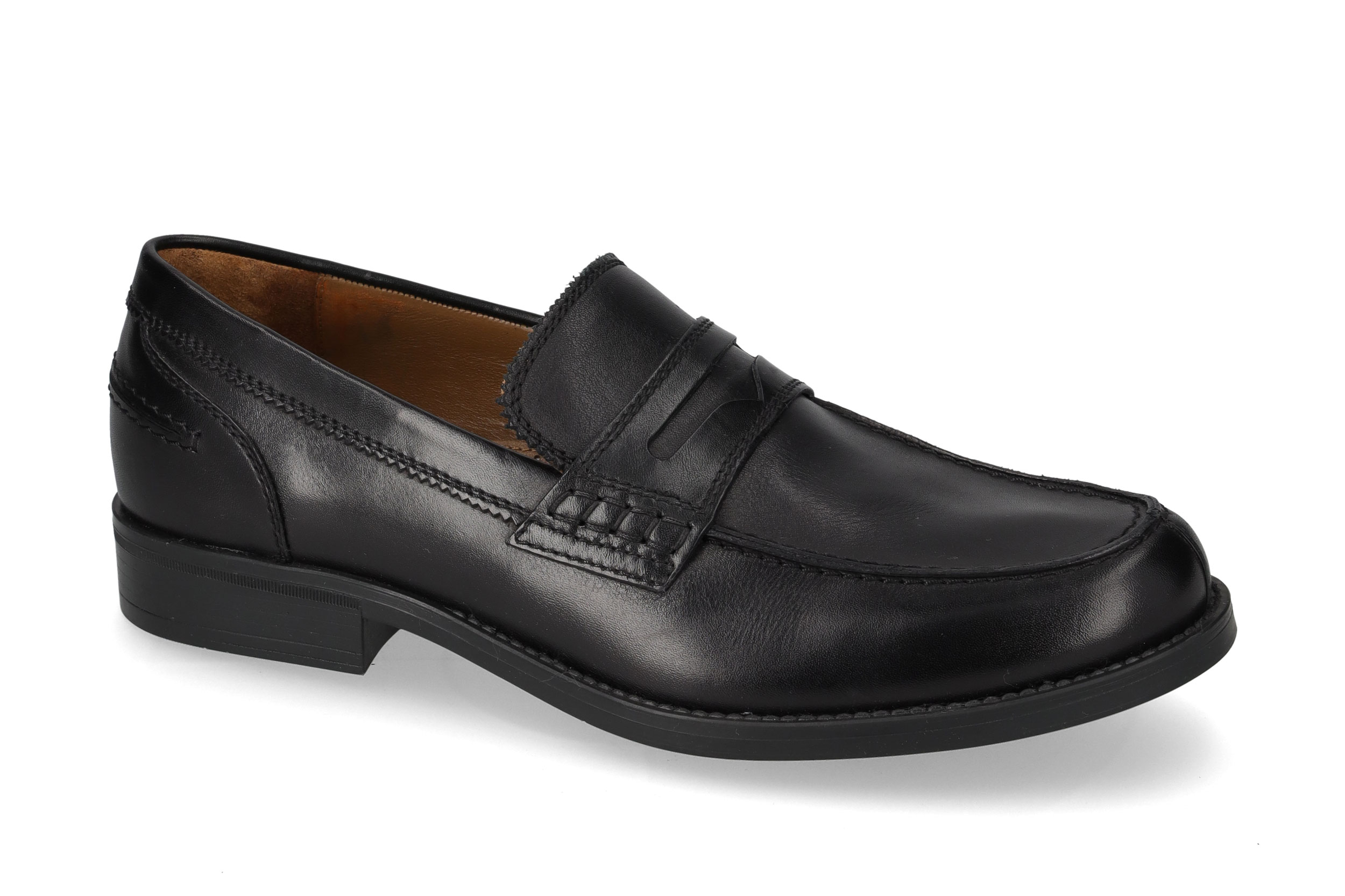 Mocassino Vitello Nero 47900