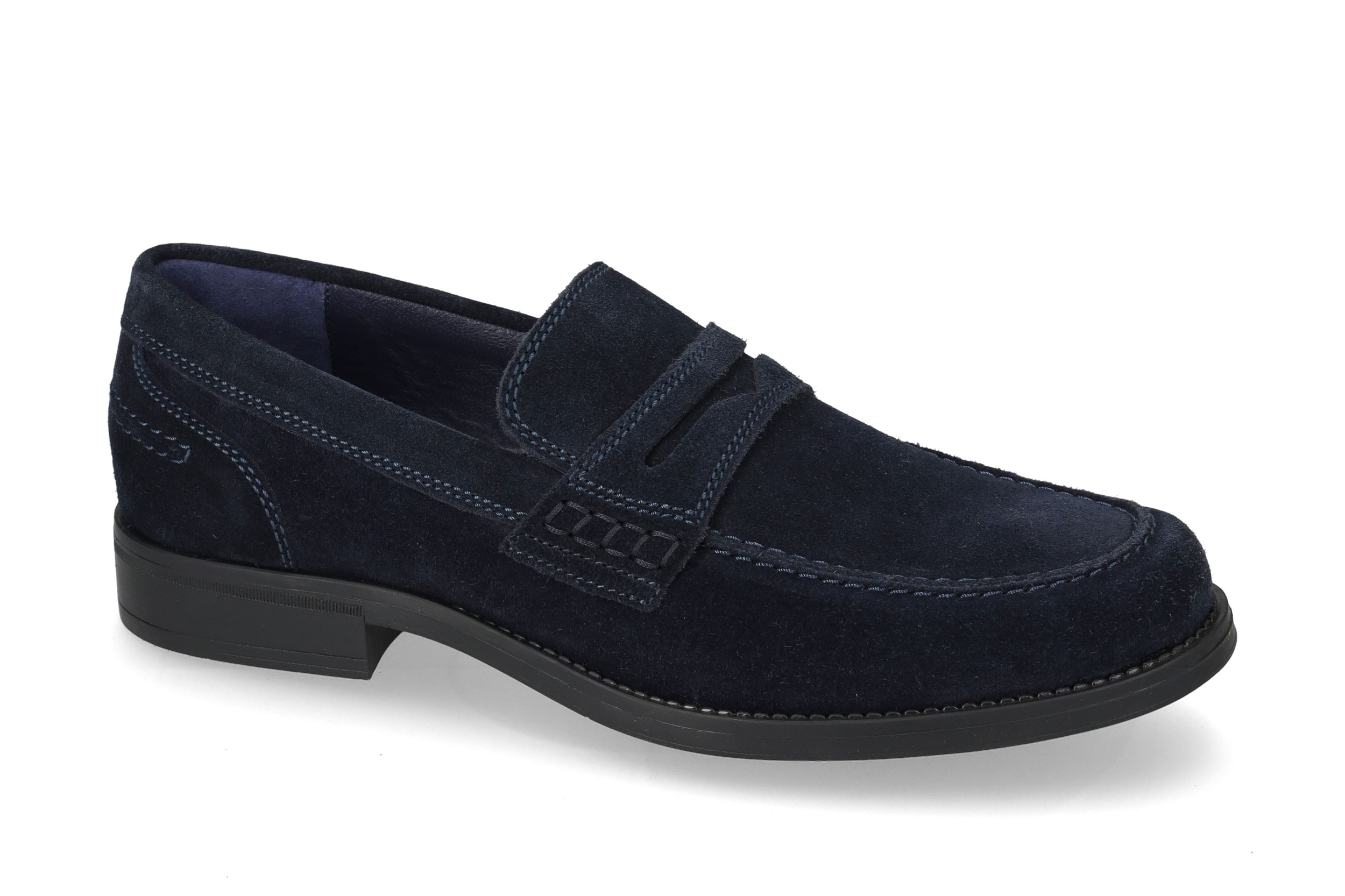 Mocassino Velour Navy 47901