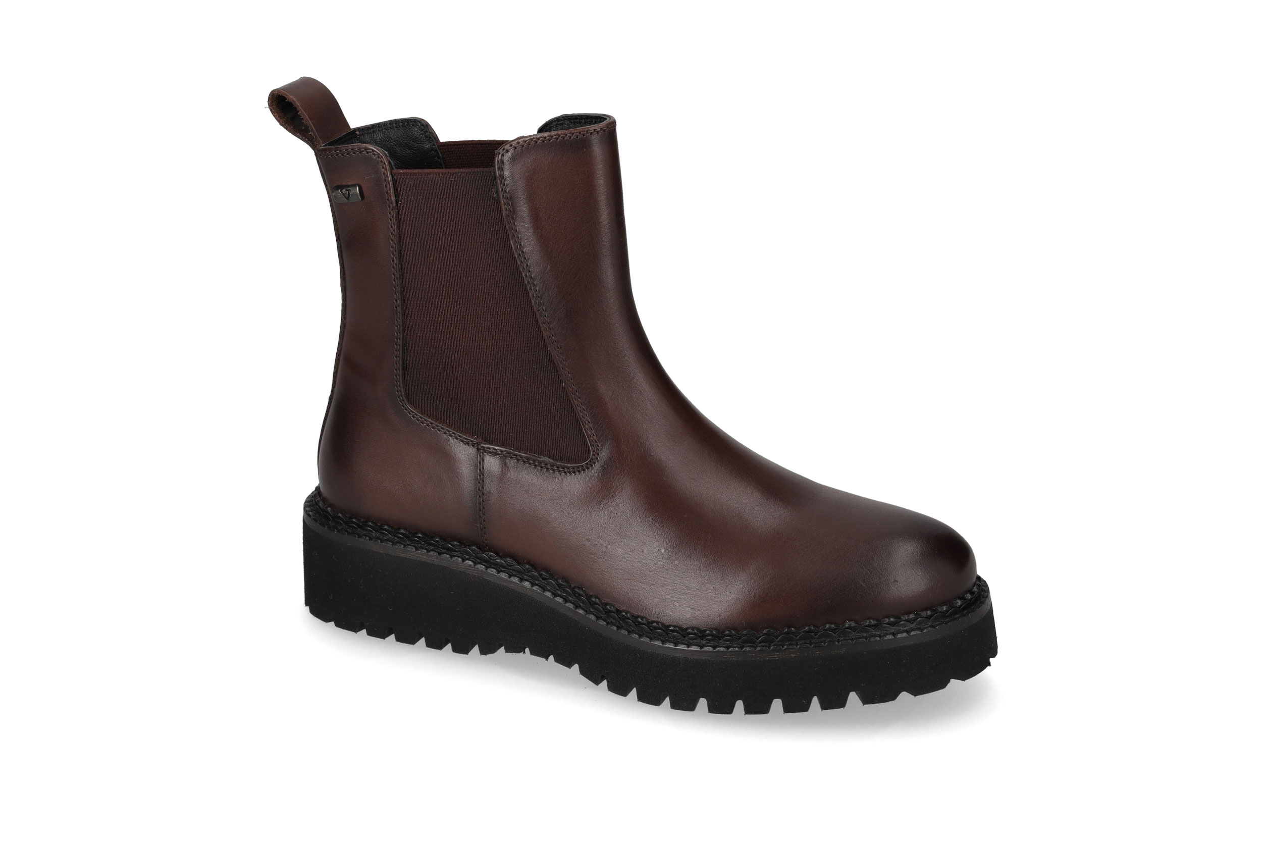 Brown calf leather ankle boot 48520