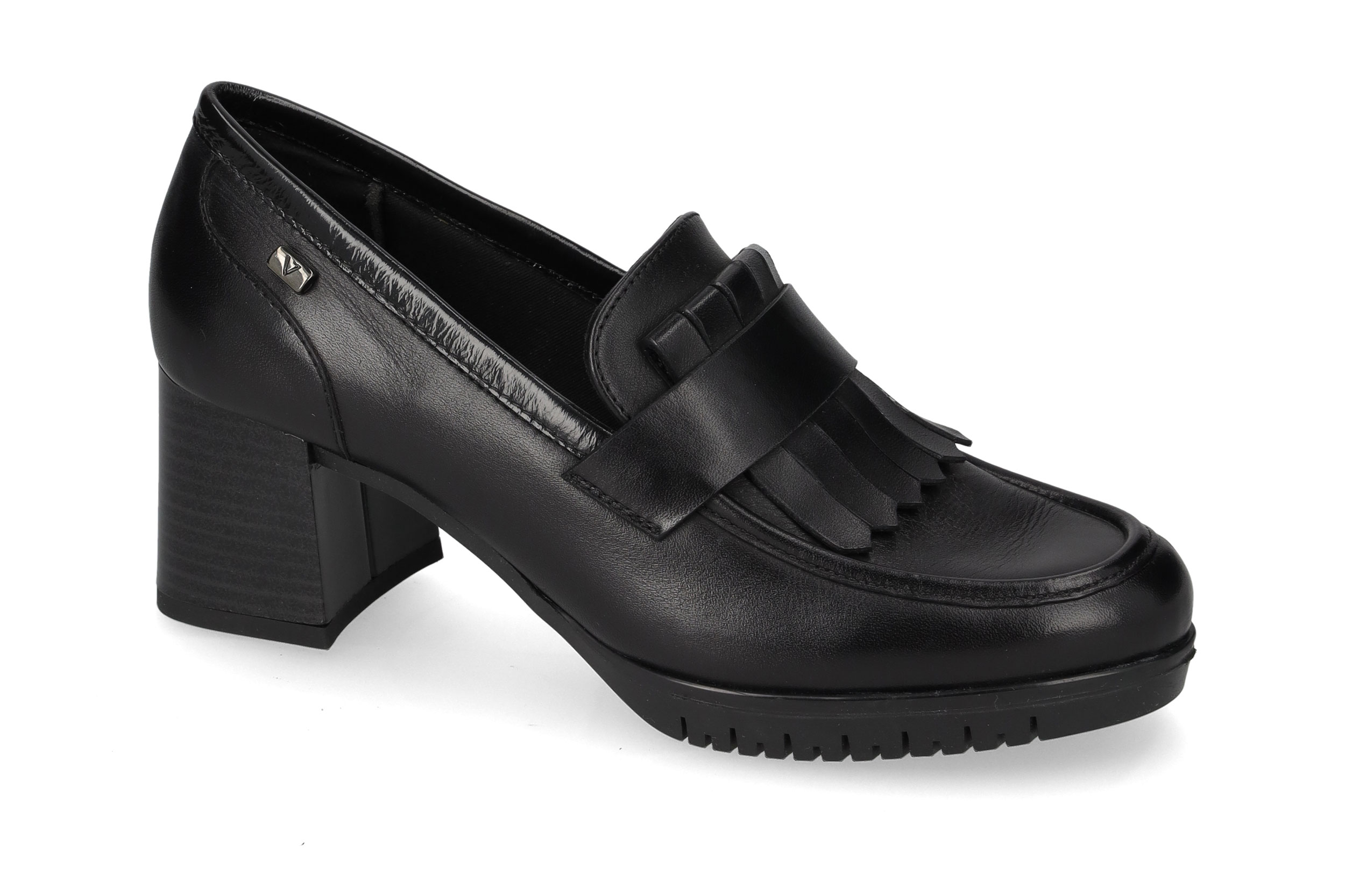 Mocassino Nappa Nero V49152