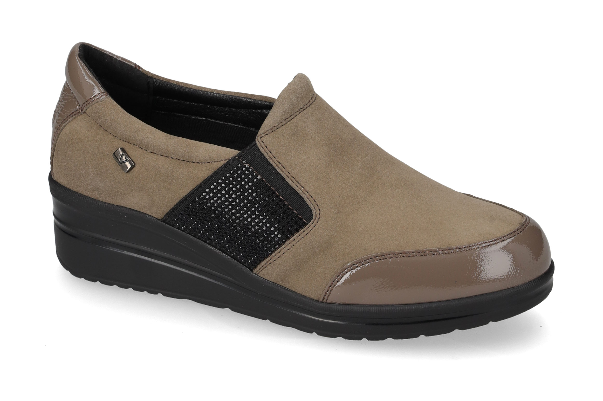 Sneaker Suede Visone VD200F