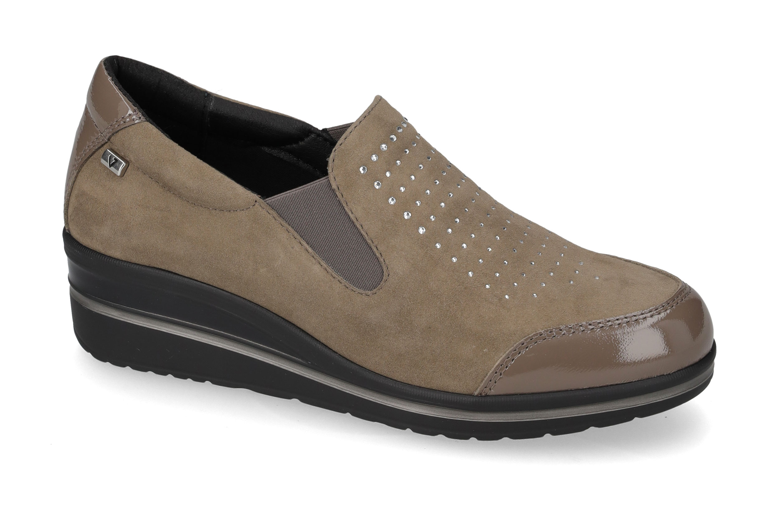 Sneaker Suede Visone VD213F