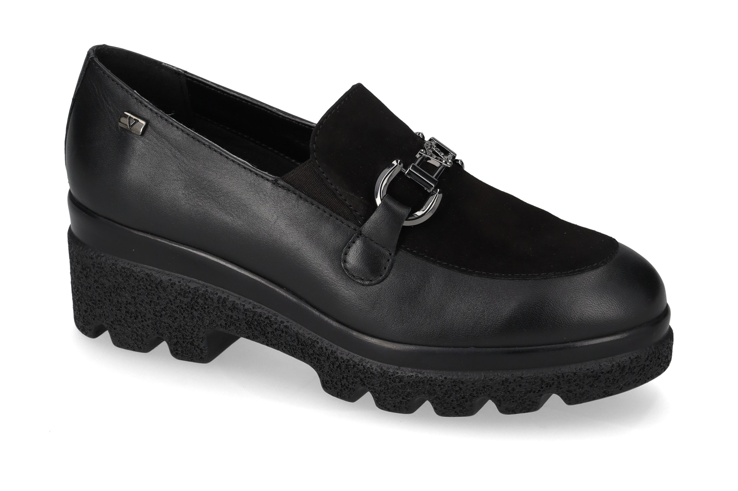 Black Nappa Loafer VR101F