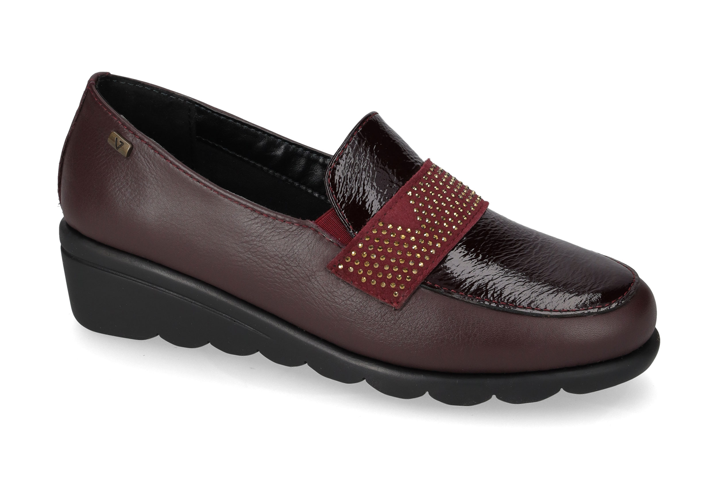 Burgundy Nappa Loafer VS10309AE