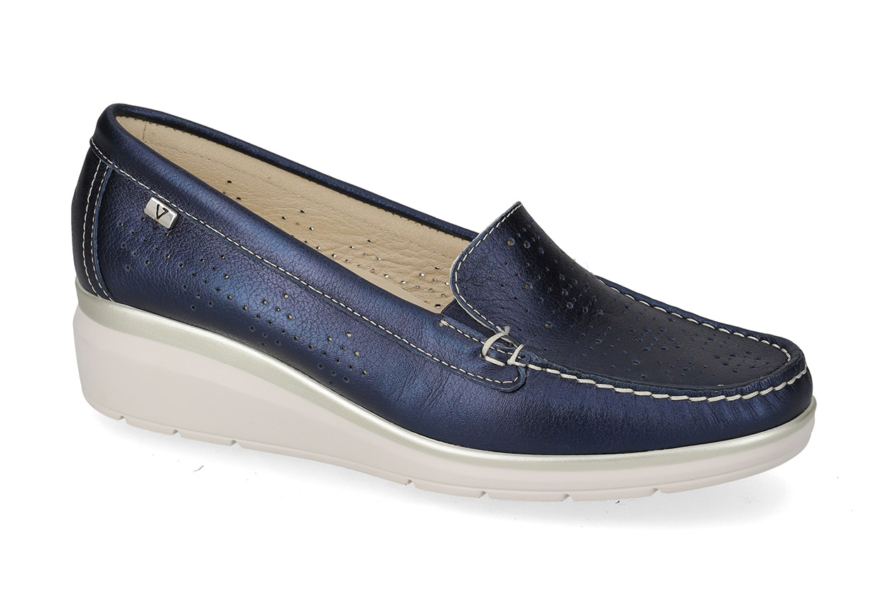 Mocassino Vitello Navy 11051