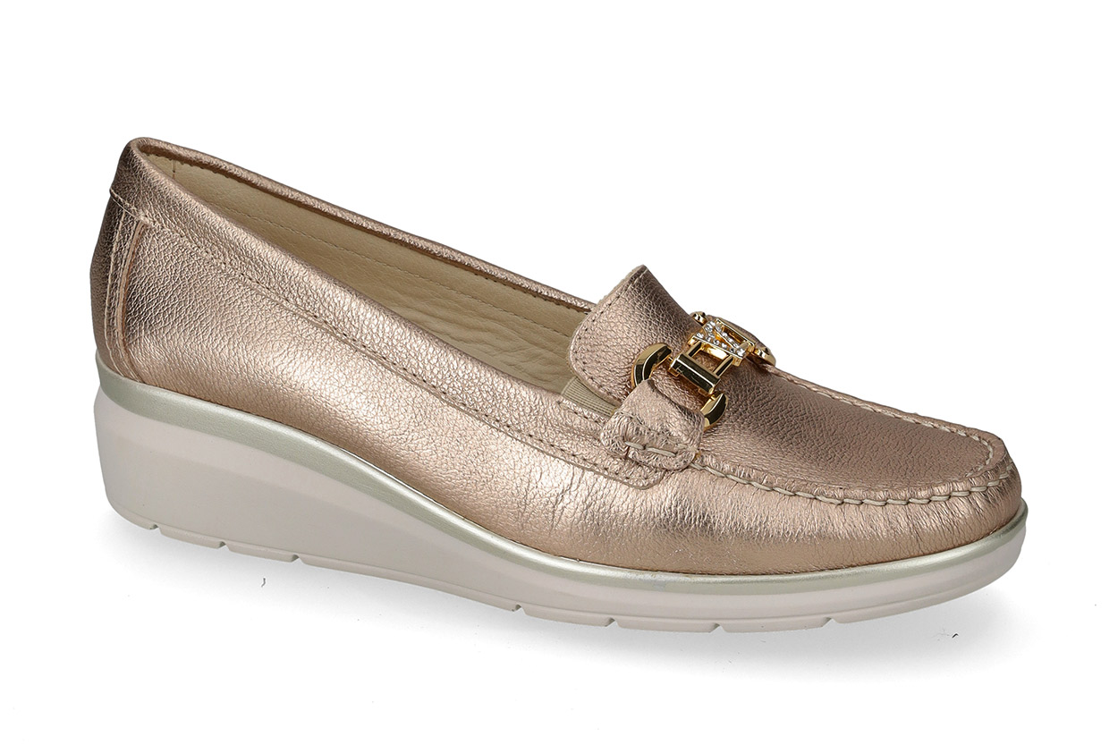 Mocassino Vitello Bronzo 11056