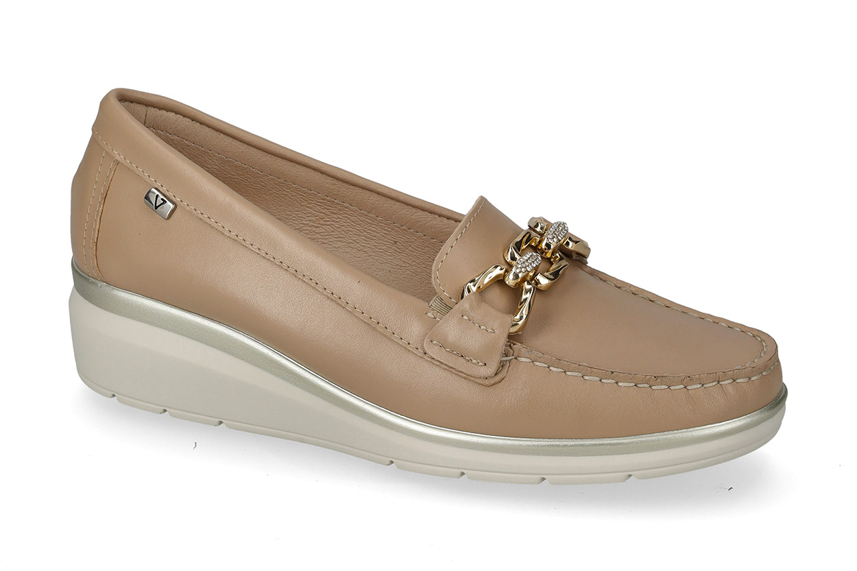 Mocassino Nappa Ecru 11057