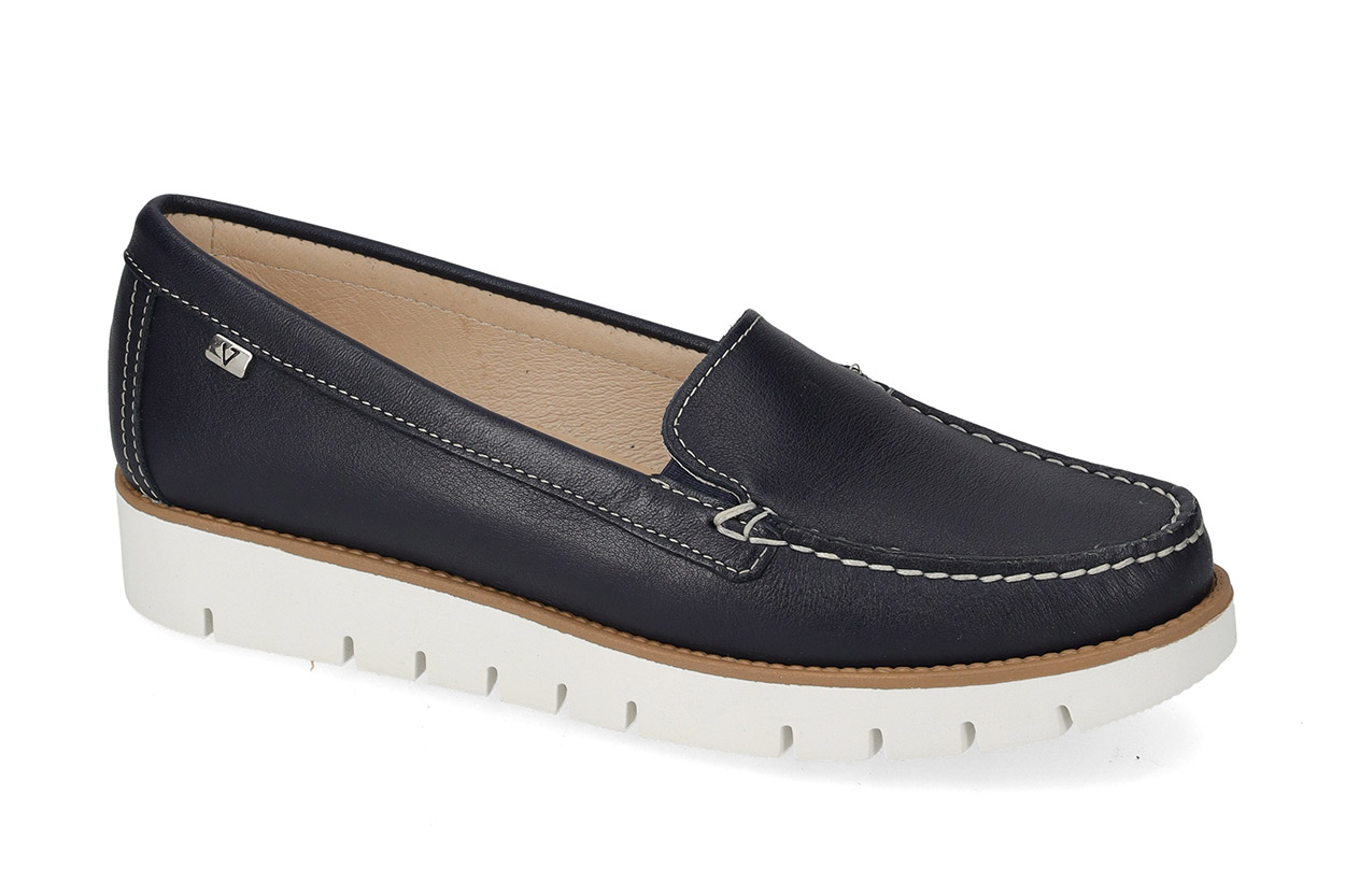 Mocassino Nappa Blu 11400A